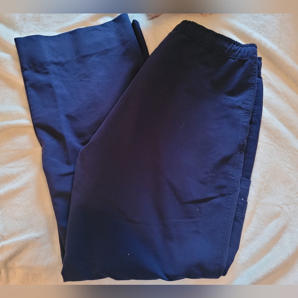 Excel blue scrub pants for women. Size medium.